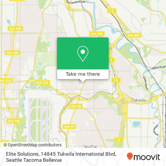 Elite Solutions, 14845 Tukwila International Blvd map
