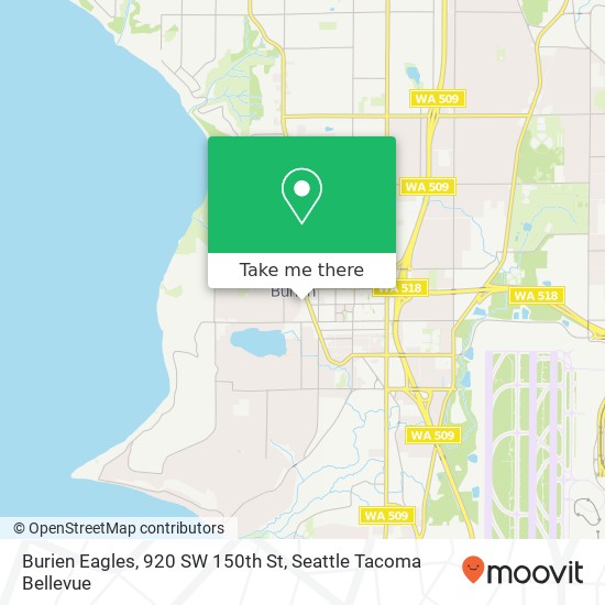 Burien Eagles, 920 SW 150th St map