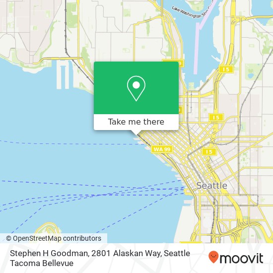 Mapa de Stephen H Goodman, 2801 Alaskan Way