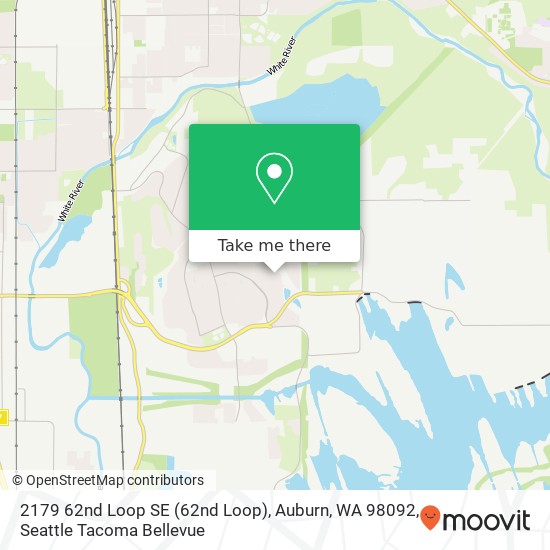 Mapa de 2179 62nd Loop SE (62nd Loop), Auburn, WA 98092