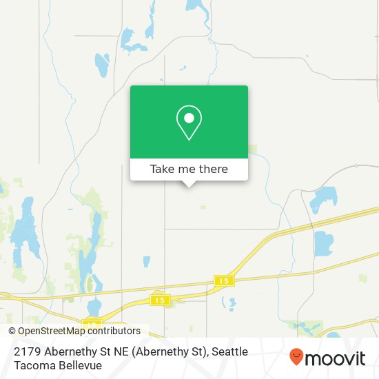 Mapa de 2179 Abernethy St NE (Abernethy St), Olympia, WA 98516