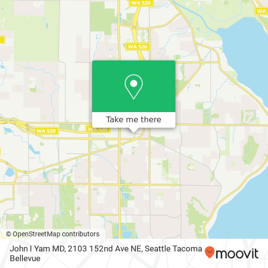 John I Yam MD, 2103 152nd Ave NE map