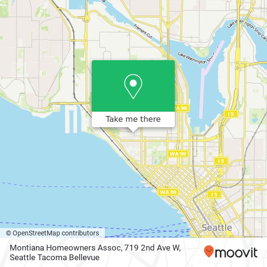 Montiana Homeowners Assoc, 719 2nd Ave W map