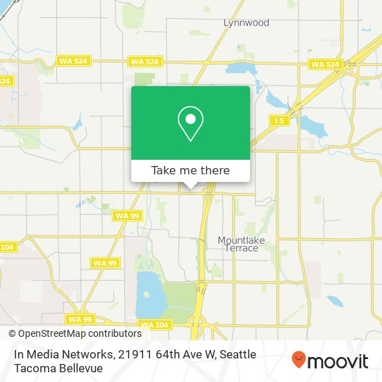 In Media Networks, 21911 64th Ave W map