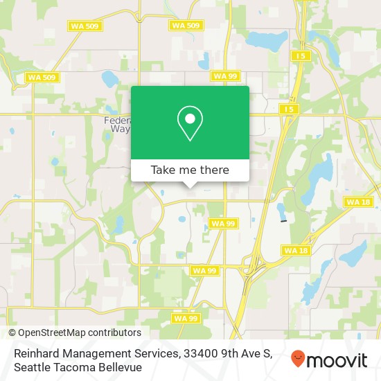 Mapa de Reinhard Management Services, 33400 9th Ave S