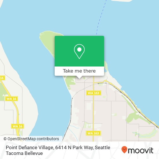 Point Defiance Village, 6414 N Park Way map