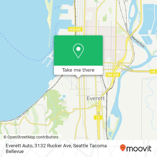 Everett Auto, 3132 Rucker Ave map