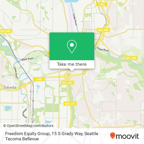 Mapa de Freedom Equity Group, 15 S Grady Way