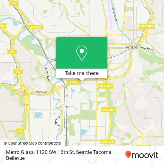 Metro Glass, 1120 SW 16th St map