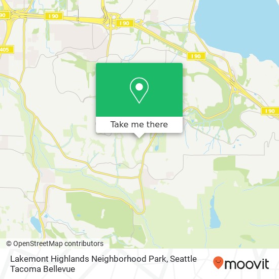 Lakemont Highlands Neighborhood Park, Lakemont Highlands Neighborhood Park, 15800 156th Ave SE, Bellevue, WA 98006, USA map