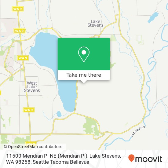 11500 Meridian Pl NE (Meridian Pl), Lake Stevens, WA 98258 map