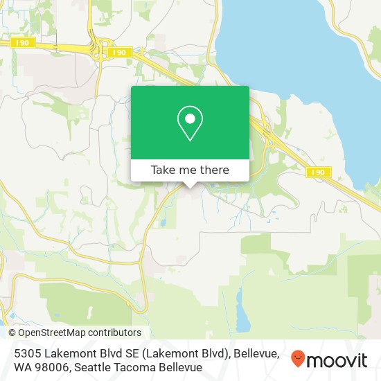 5305 Lakemont Blvd SE (Lakemont Blvd), Bellevue, WA 98006 map