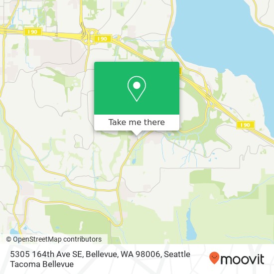 5305 164th Ave SE, Bellevue, WA 98006 map