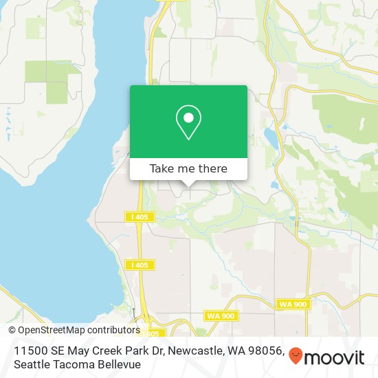 11500 SE May Creek Park Dr, Newcastle, WA 98056 map