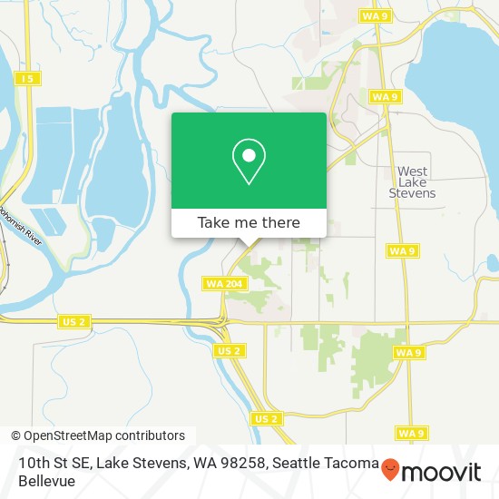 10th St SE, Lake Stevens, WA 98258 map