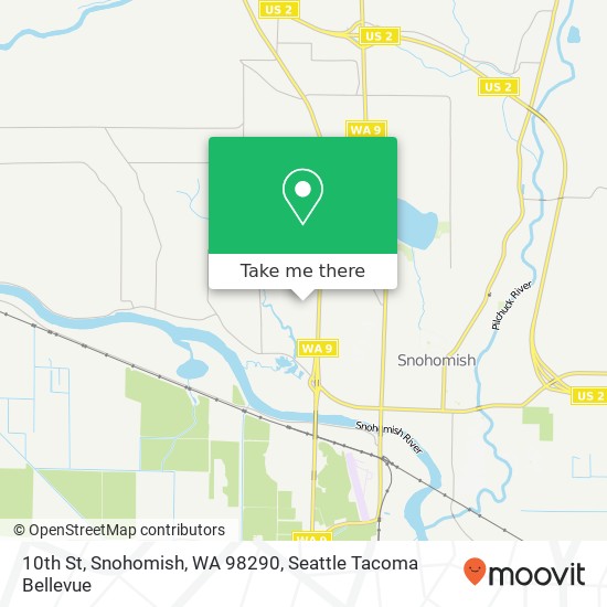 Mapa de 10th St, Snohomish, WA 98290