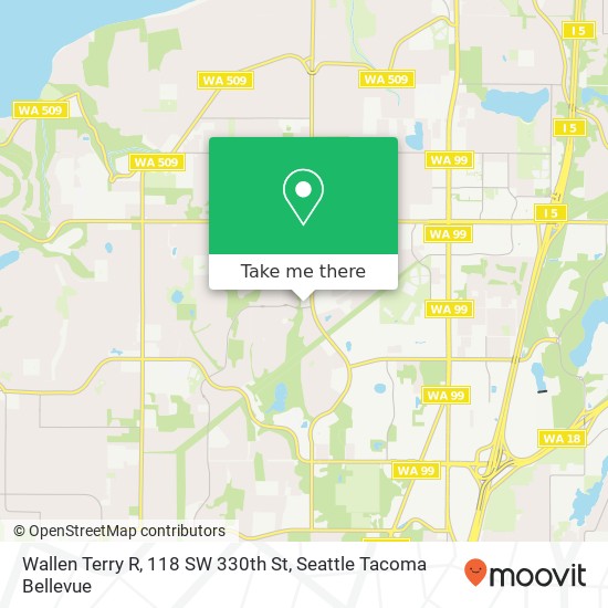 Mapa de Wallen Terry R, 118 SW 330th St