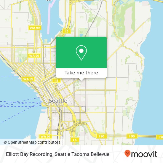 Elliott Bay Recording map