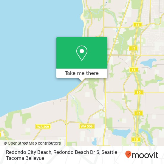 Mapa de Redondo City Beach, Redondo Beach Dr S
