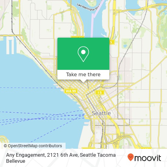 Mapa de Any Engagement, 2121 6th Ave