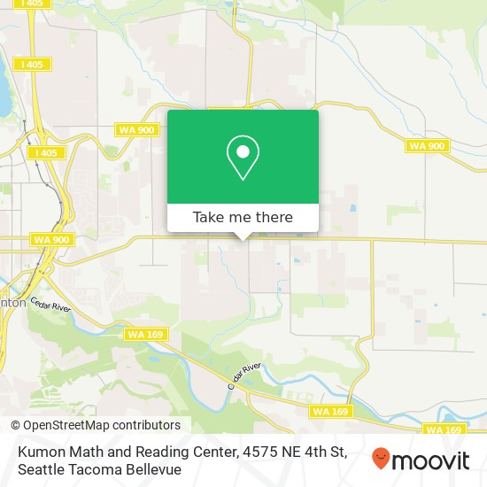 Mapa de Kumon Math and Reading Center, 4575 NE 4th St