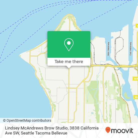 Lindsey McAndrews Brow Studio, 3838 California Ave SW map