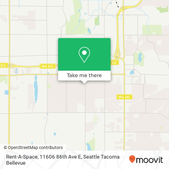 Mapa de Rent-A-Space, 11606 86th Ave E