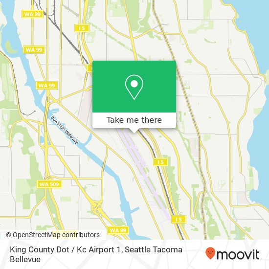 Mapa de King County Dot / Kc Airport 1