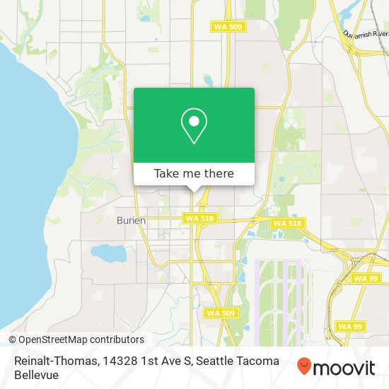 Mapa de Reinalt-Thomas, 14328 1st Ave S