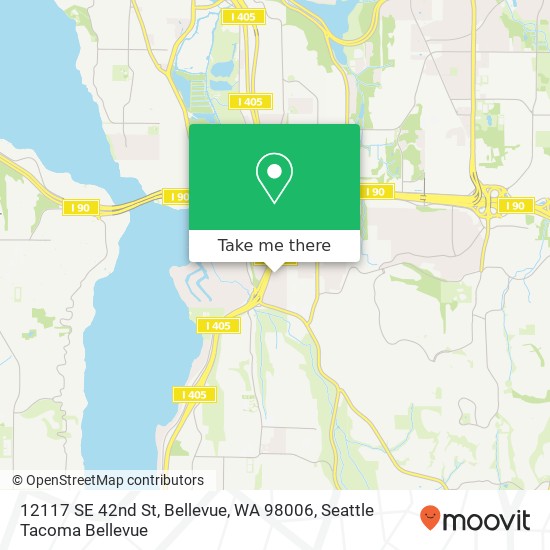 12117 SE 42nd St, Bellevue, WA 98006 map
