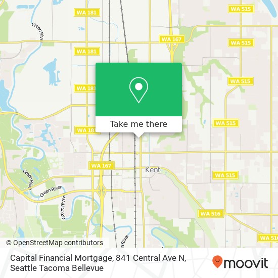 Capital Financial Mortgage, 841 Central Ave N map