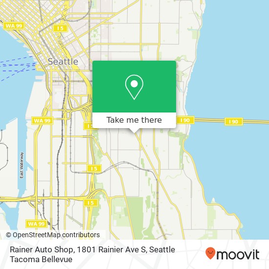 Rainer Auto Shop, 1801 Rainier Ave S map