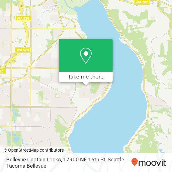 Bellevue Captain Locks, 17900 NE 16th St map