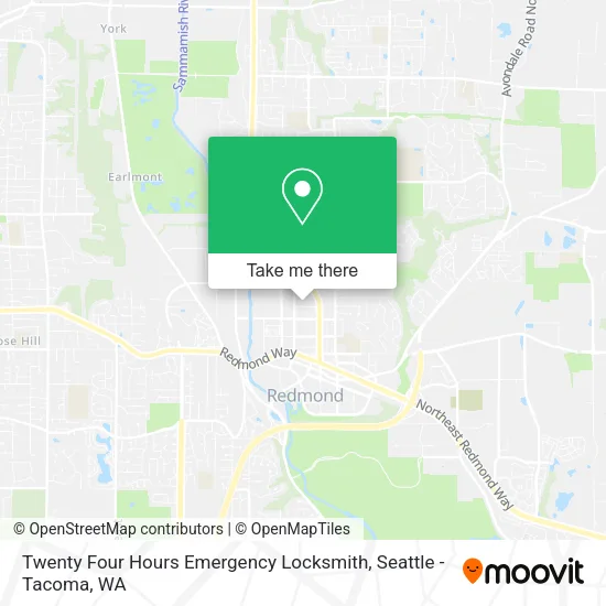 Mapa de Twenty Four Hours Emergency Locksmith