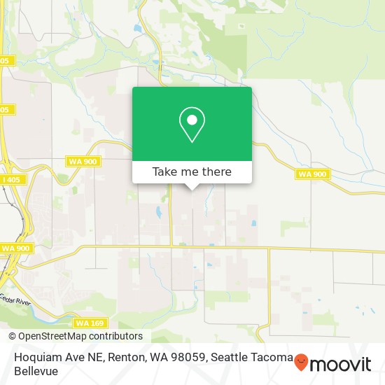 Hoquiam Ave NE, Renton, WA 98059 map