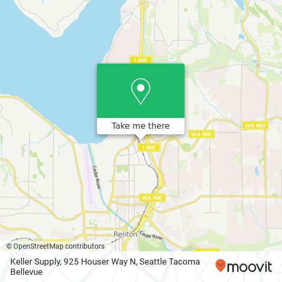 Mapa de Keller Supply, 925 Houser Way N