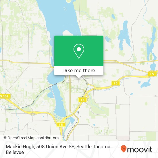Mapa de Mackie Hugh, 508 Union Ave SE