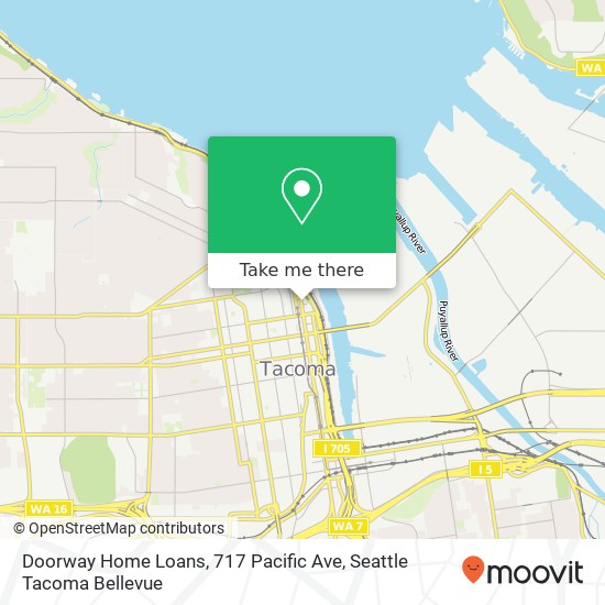 Mapa de Doorway Home Loans, 717 Pacific Ave