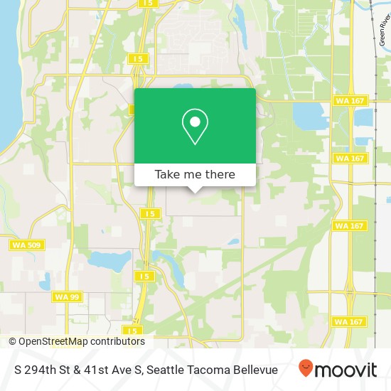 S 294th St & 41st Ave S map