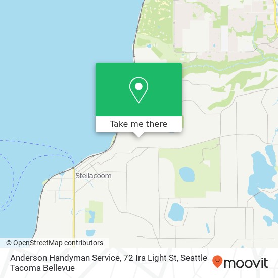 Mapa de Anderson Handyman Service, 72 Ira Light St