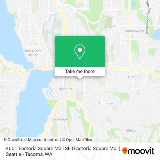 Mapa de 4001 Factoria Square Mall SE