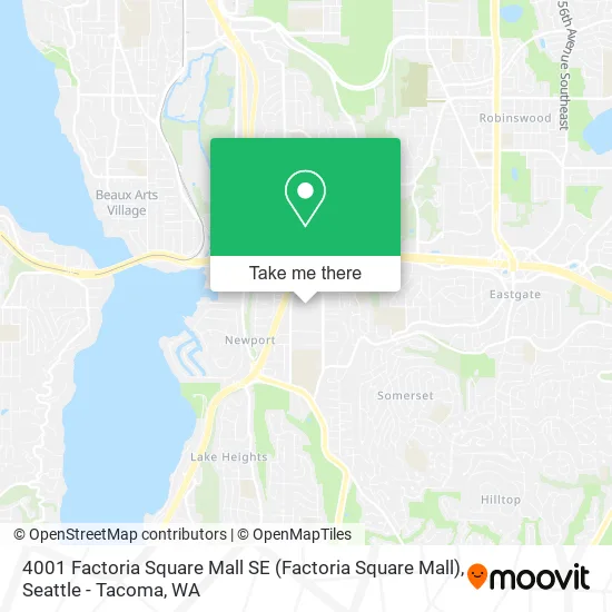 4001 Factoria Square Mall SE map