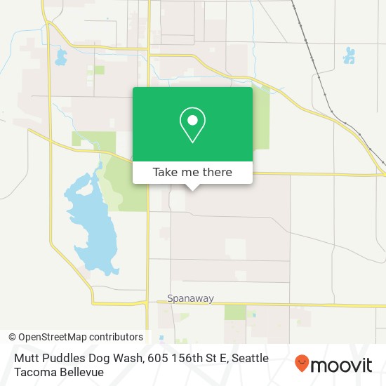 Mapa de Mutt Puddles Dog Wash, 605 156th St E