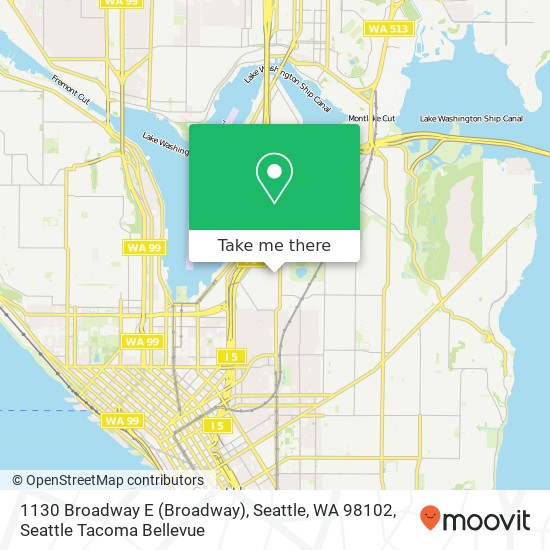 1130 Broadway E (Broadway), Seattle, WA 98102 map