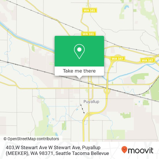 403,W Stewart Ave W Stewart Ave, Puyallup (MEEKER), WA 98371 map