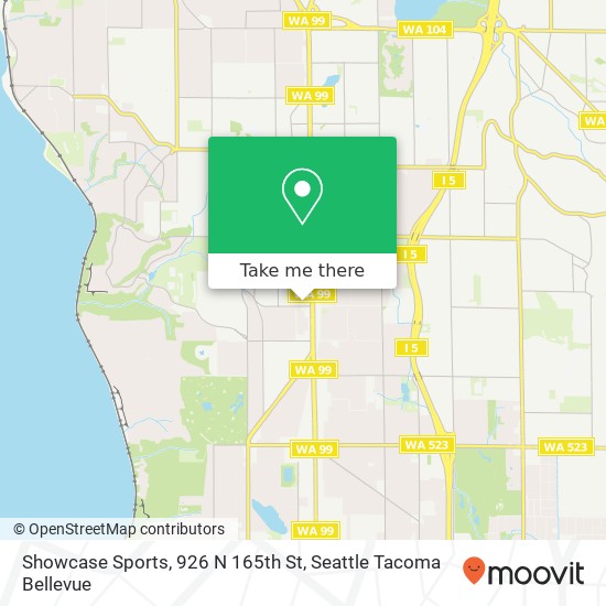 Mapa de Showcase Sports, 926 N 165th St