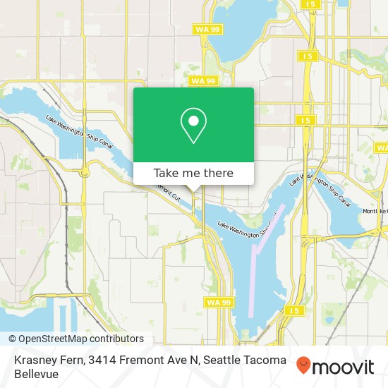 Mapa de Krasney Fern, 3414 Fremont Ave N