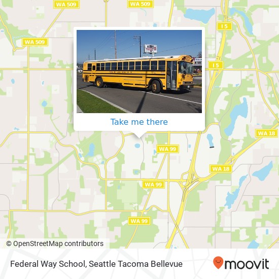 Federal Way School, 33737 9th Ave S map