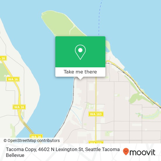 Mapa de Tacoma Copy, 4602 N Lexington St