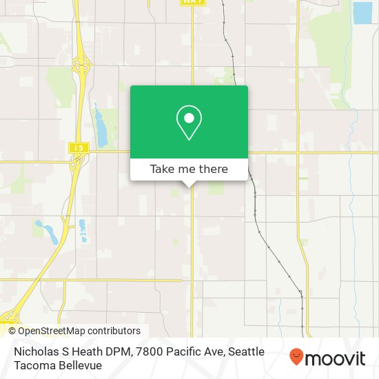 Nicholas S Heath DPM, 7800 Pacific Ave map